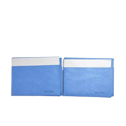 Surgical Side Drape With Adhesive Side